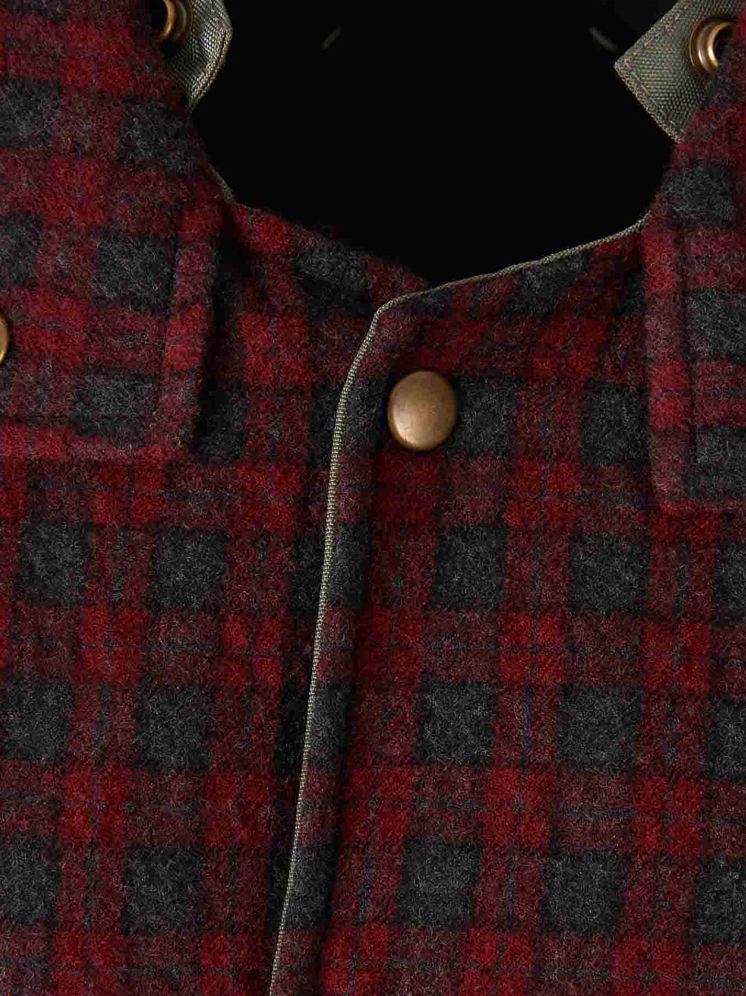 Reversible nylon jacket