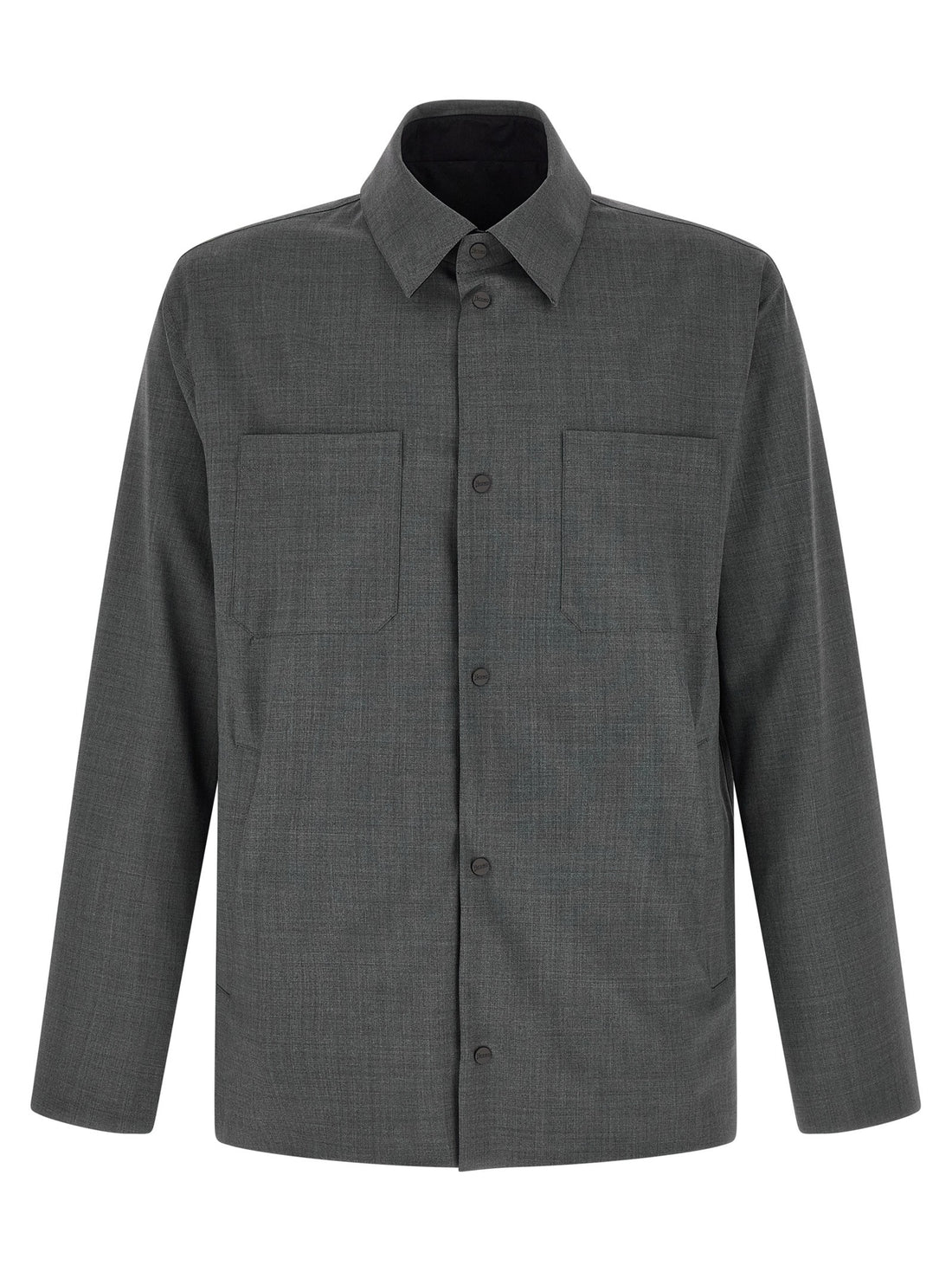 Herno - Reversible overshirt gray