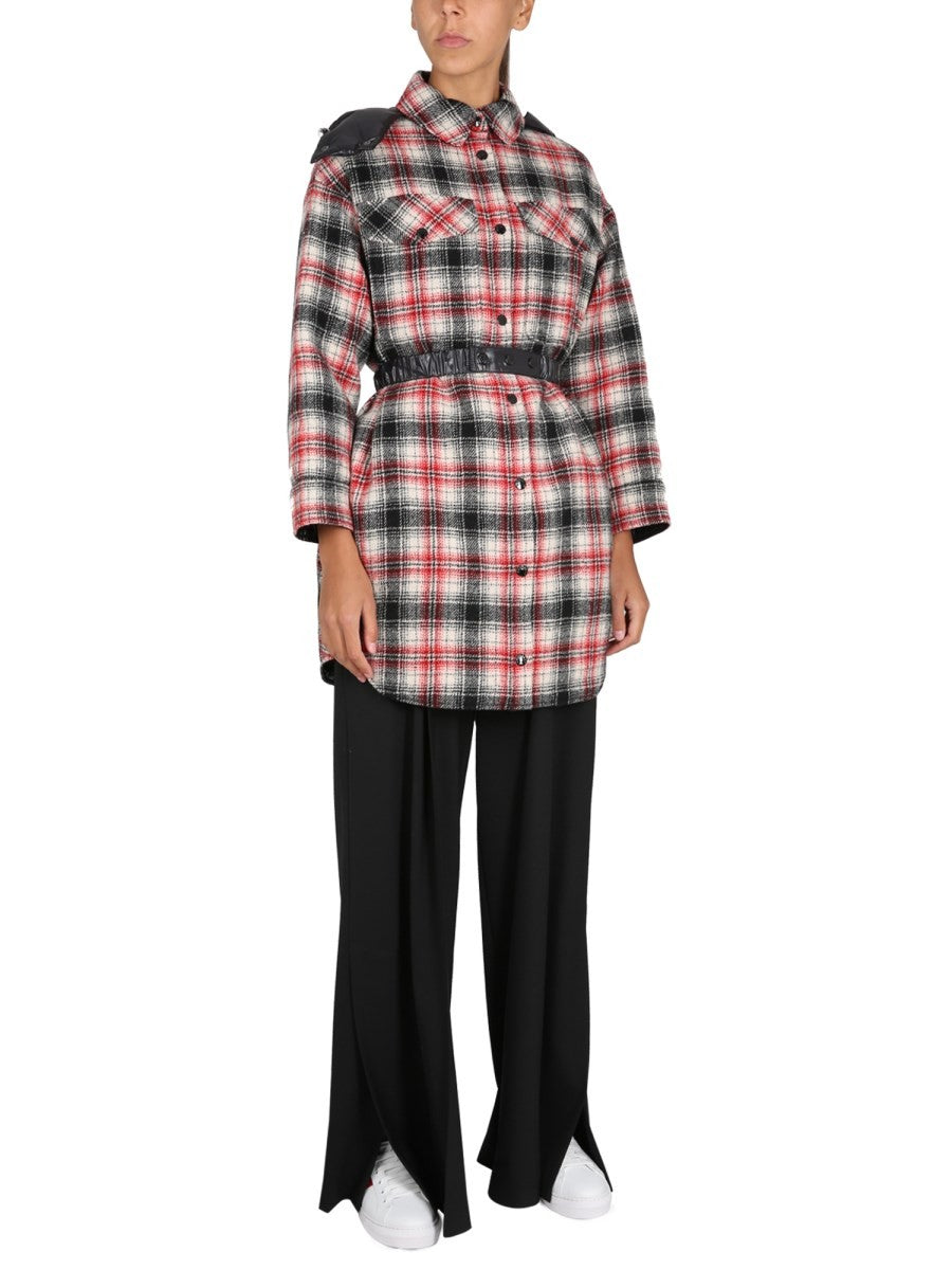 REVERSIBLE PADDED SHIRT DRESS