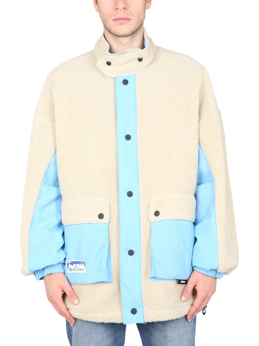 msgm - REVERSIBLE SHERPA JACKET reversible-sherpa-jacket_f5e774d5-94ef-420c-89ad-cd7982f153e2