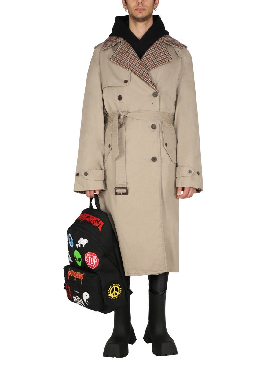 REVERSIBLE TRENCH COAT