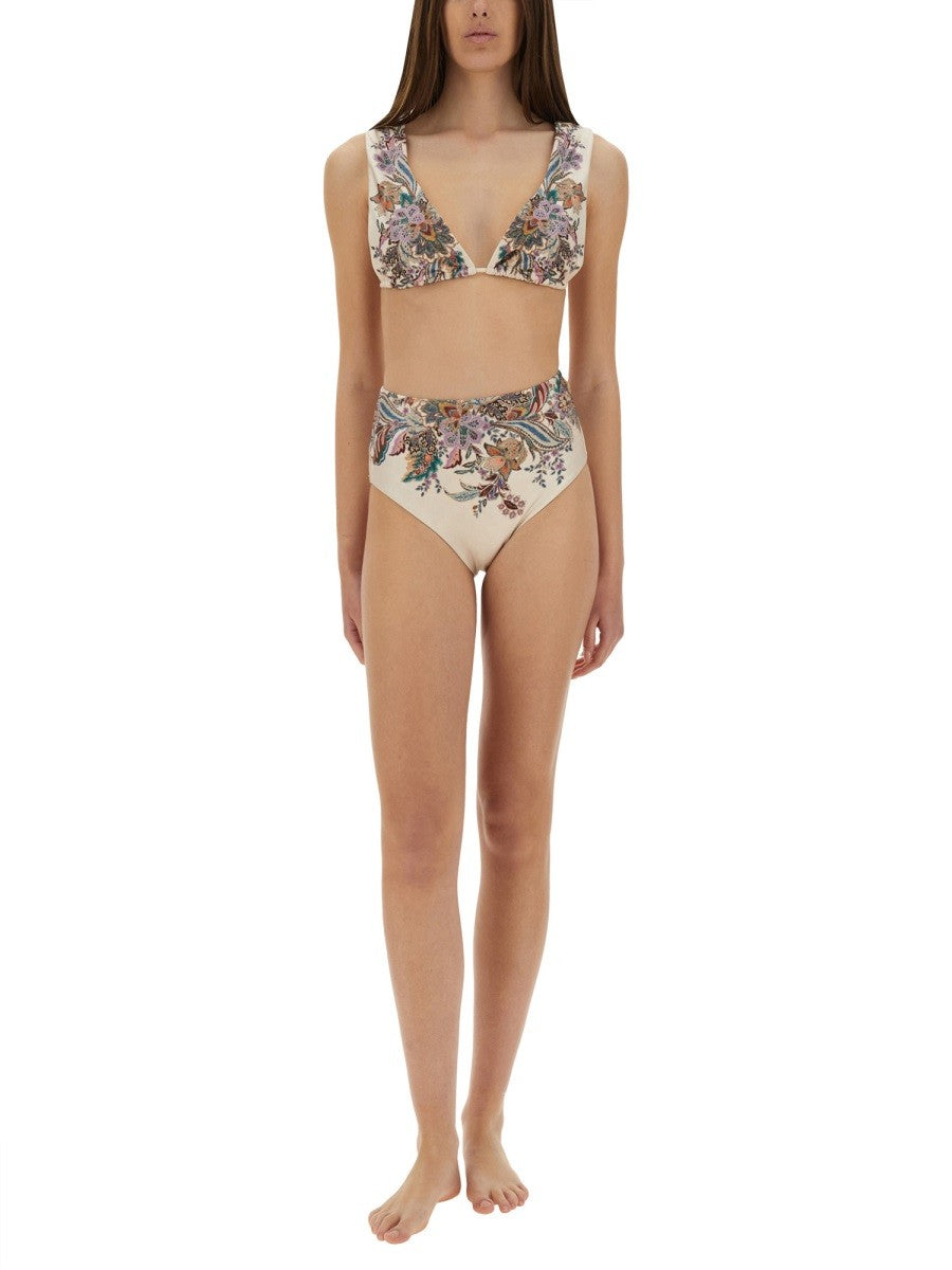 ZIMMERMANN ZIMMERMANN - "RHIANNON" WIDE STRAP BIKINI SWIMSUIT