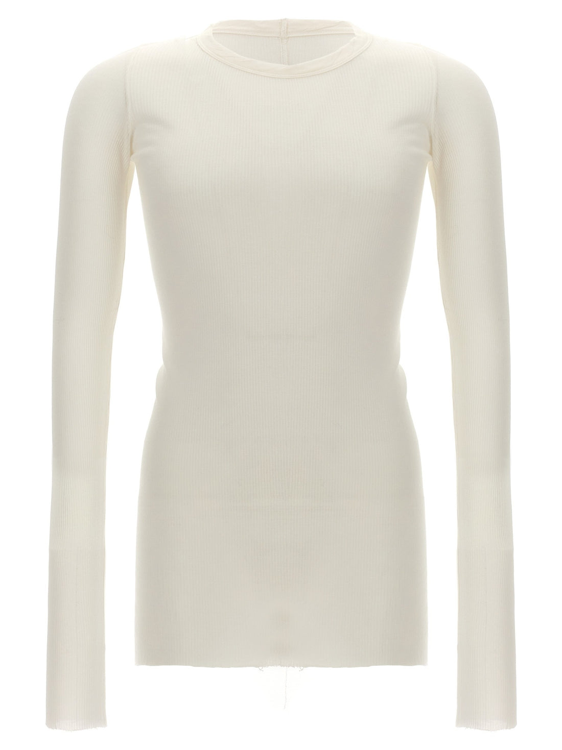 RICK OWENS - 'Rib LS T' T-shirt White