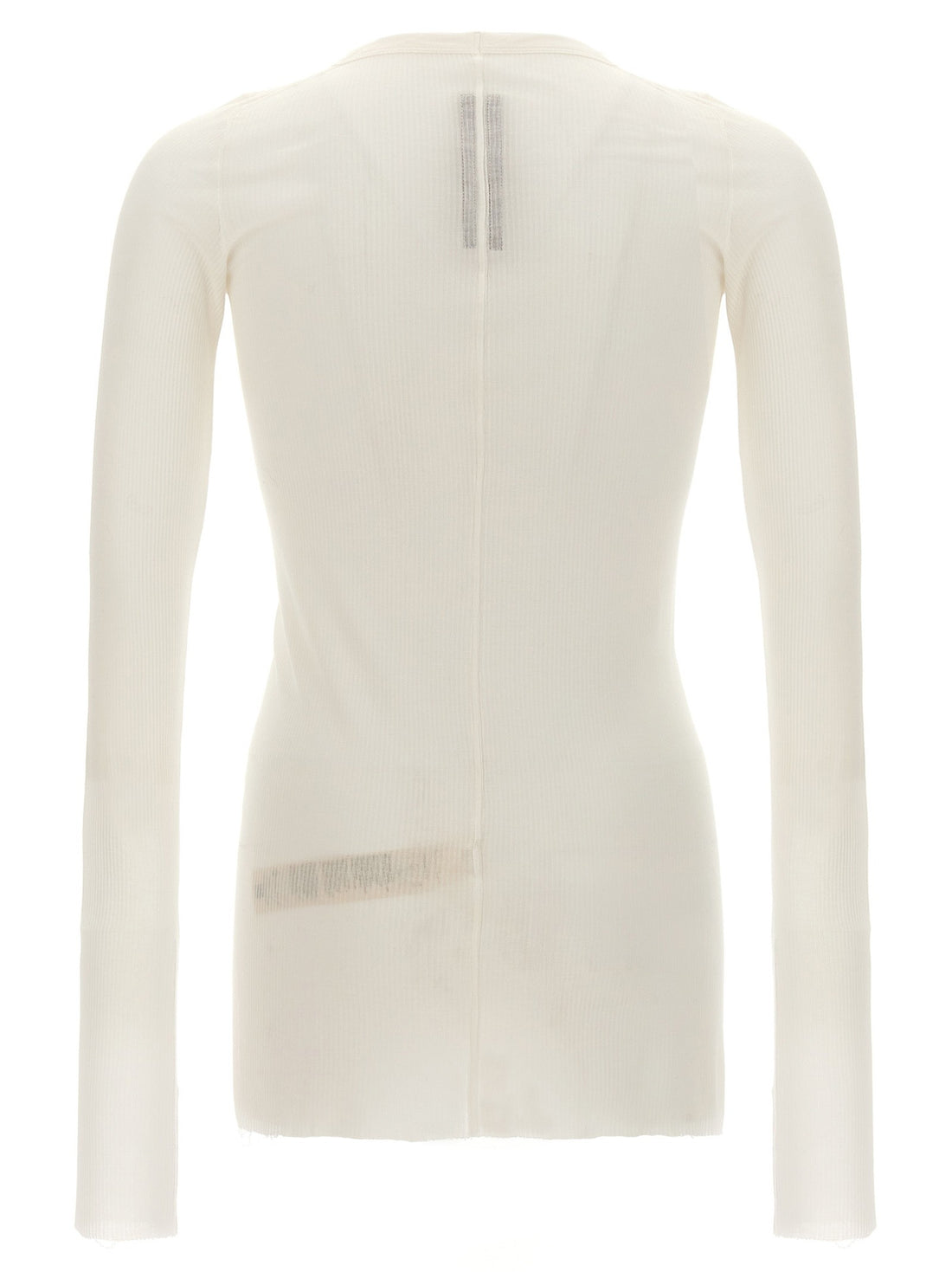 RICK OWENS - 'Rib LS T' T-shirt White