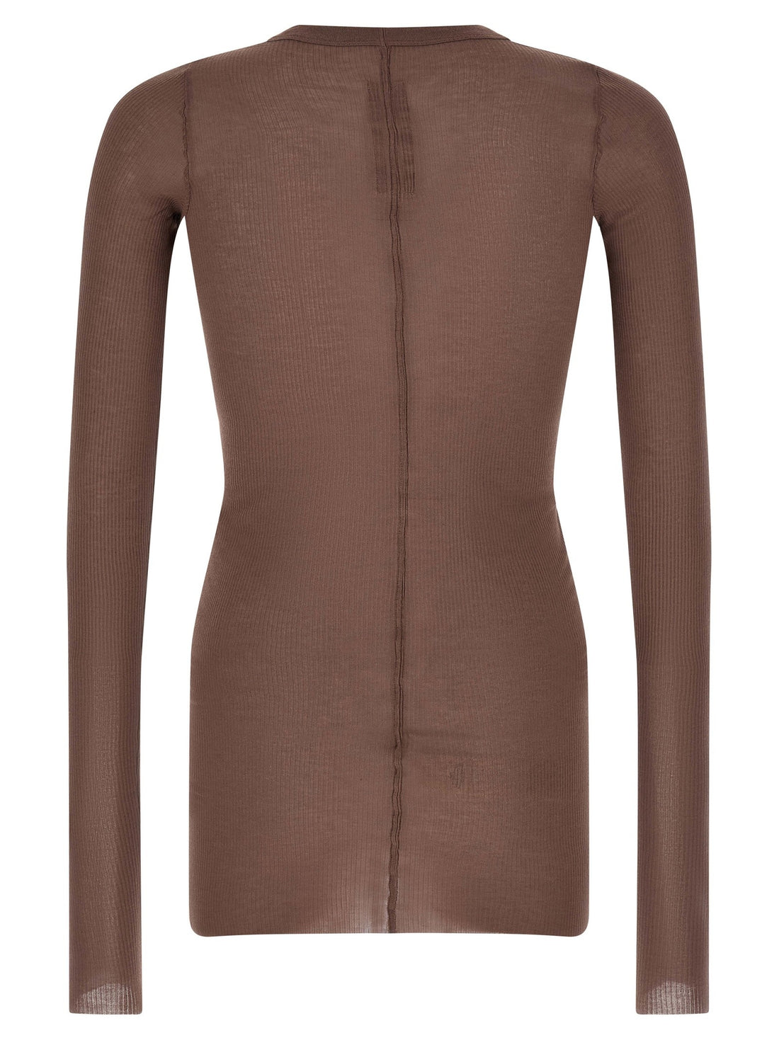 RICK OWENS - 'Rib LS T' T-shirt Purple L