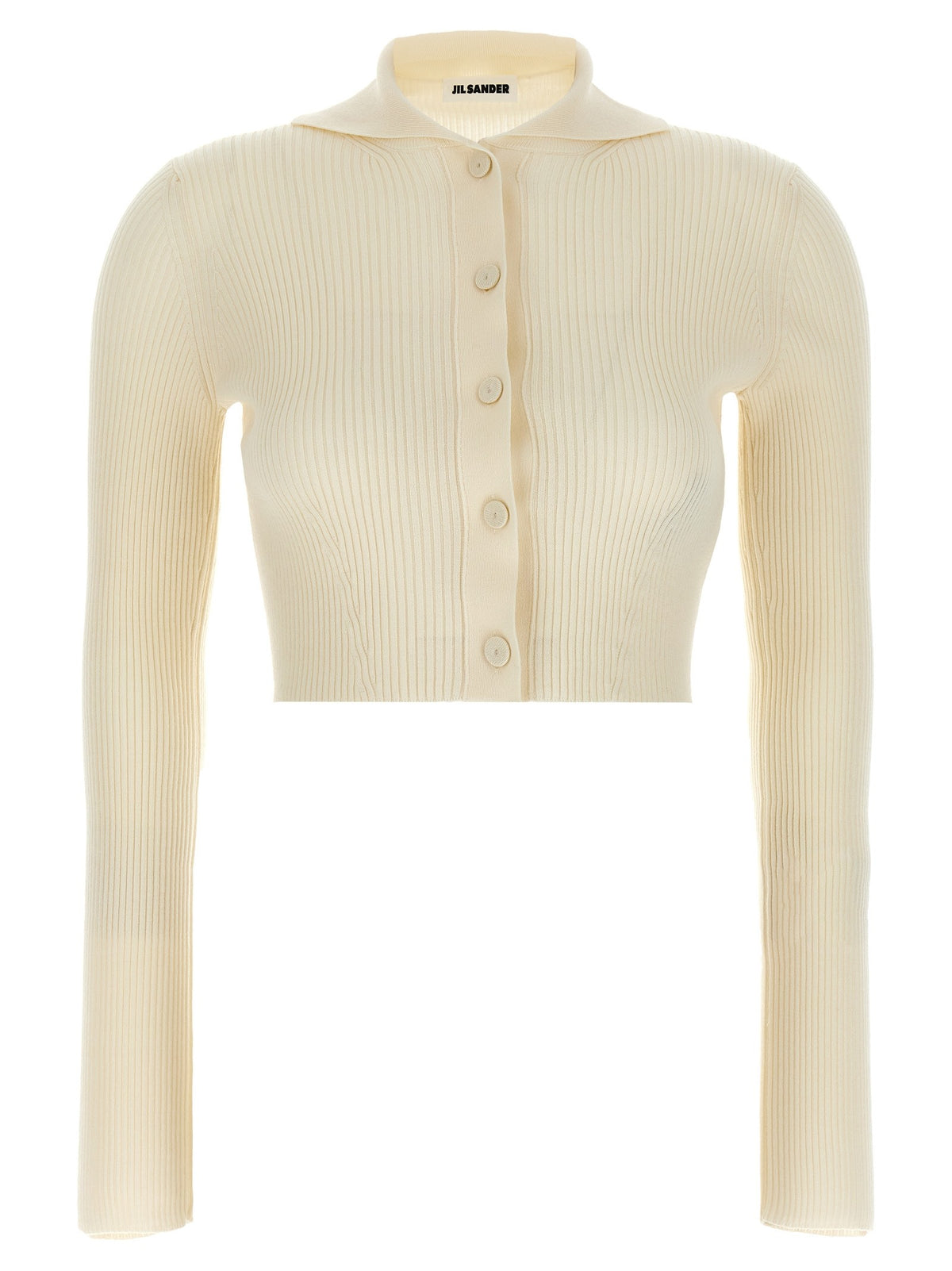 JIL SANDER - Ribbed cardigan