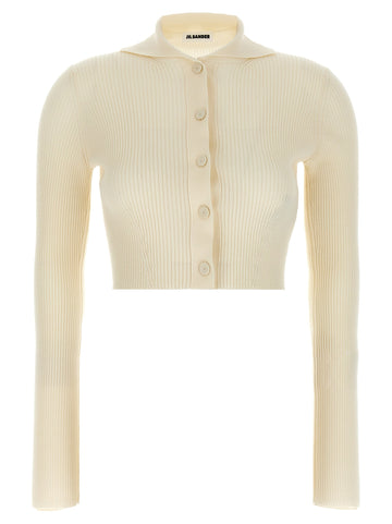 JIL SANDER - Ribbed cardigan