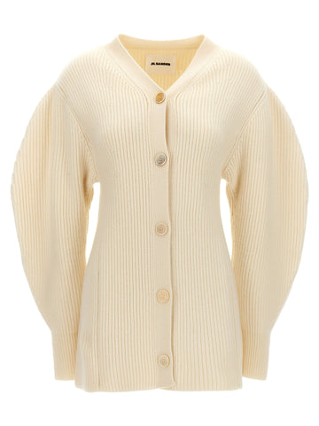JIL SANDER - Ribbed cardigan