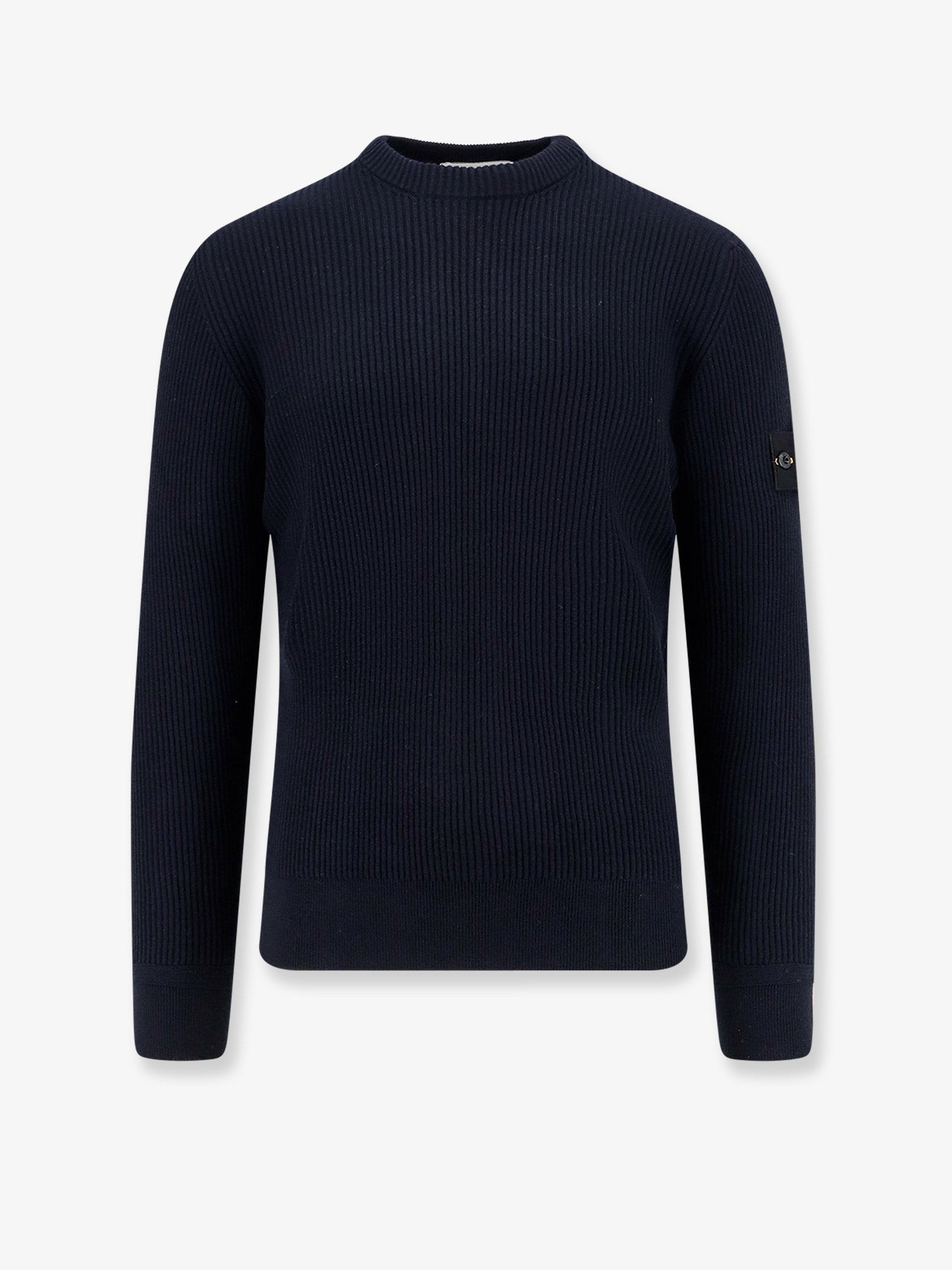 Ribbed certified virgin wool sweater