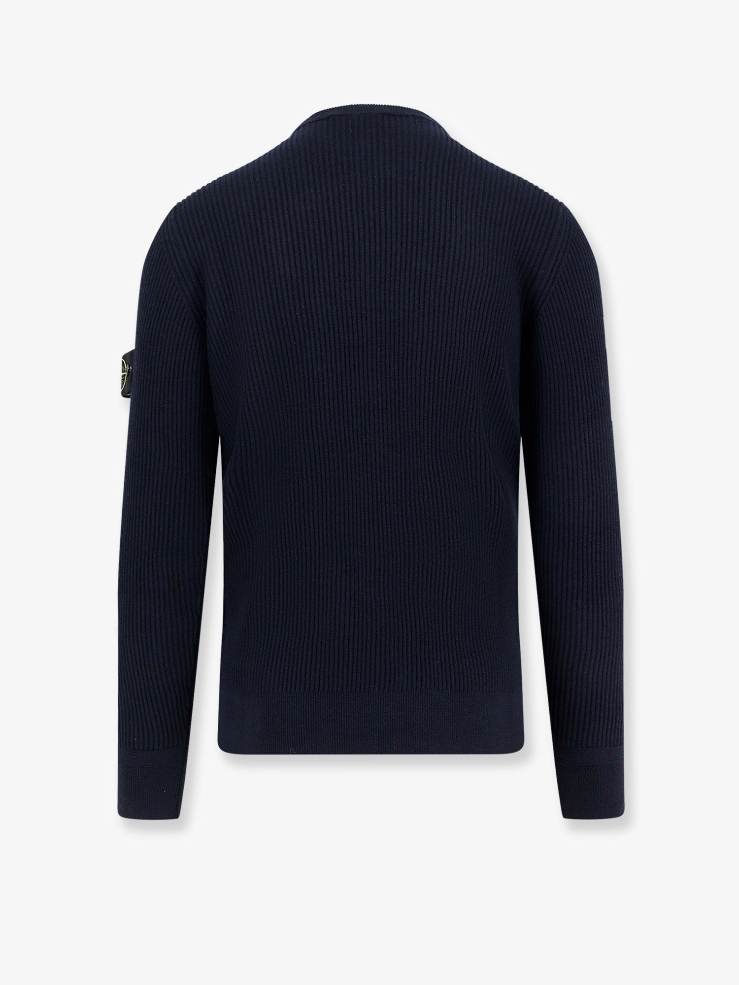 Ribbed certified virgin wool sweater