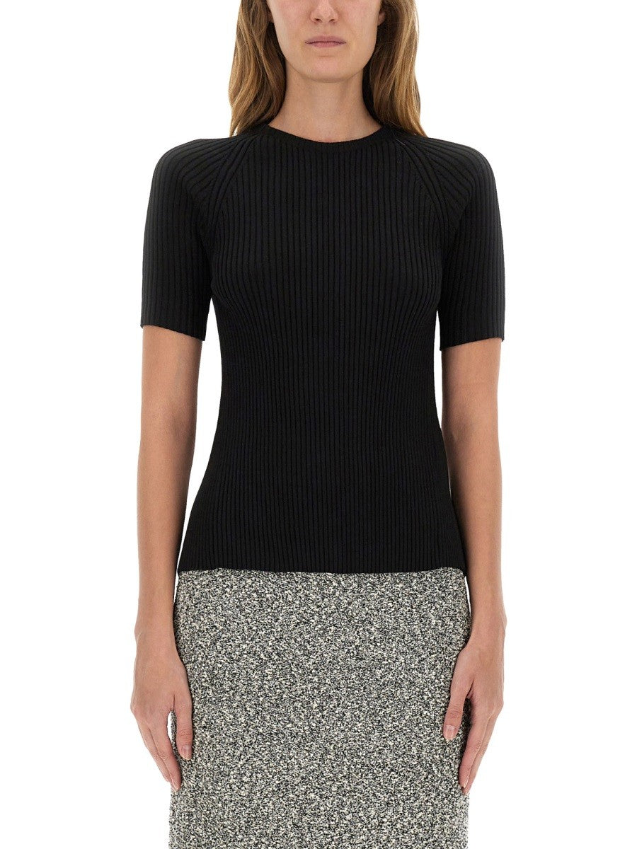 Tory Burch - RIBBED COTTON PULLOVER ribbed-cotton-pullover