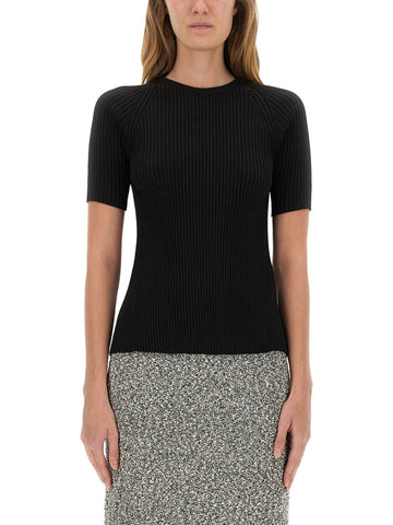 Tory Burch - RIBBED COTTON PULLOVER ribbed-cotton-pullover