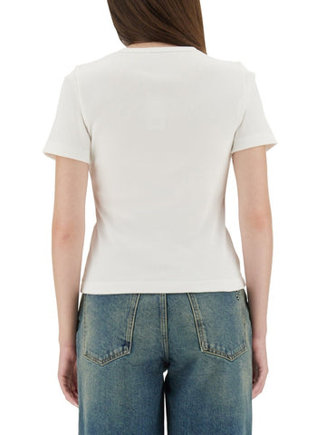 RIBBED COTTON T-SHIRT