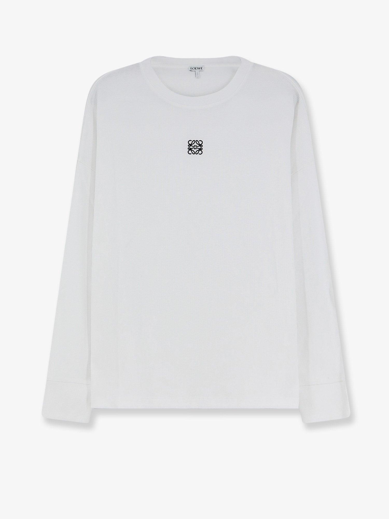 LOEWE - Ribbed cotton t-shirt