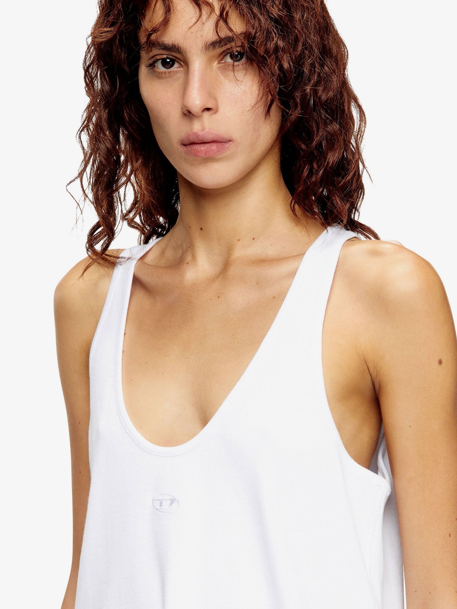 Diesel - Ribbed cotton tank top