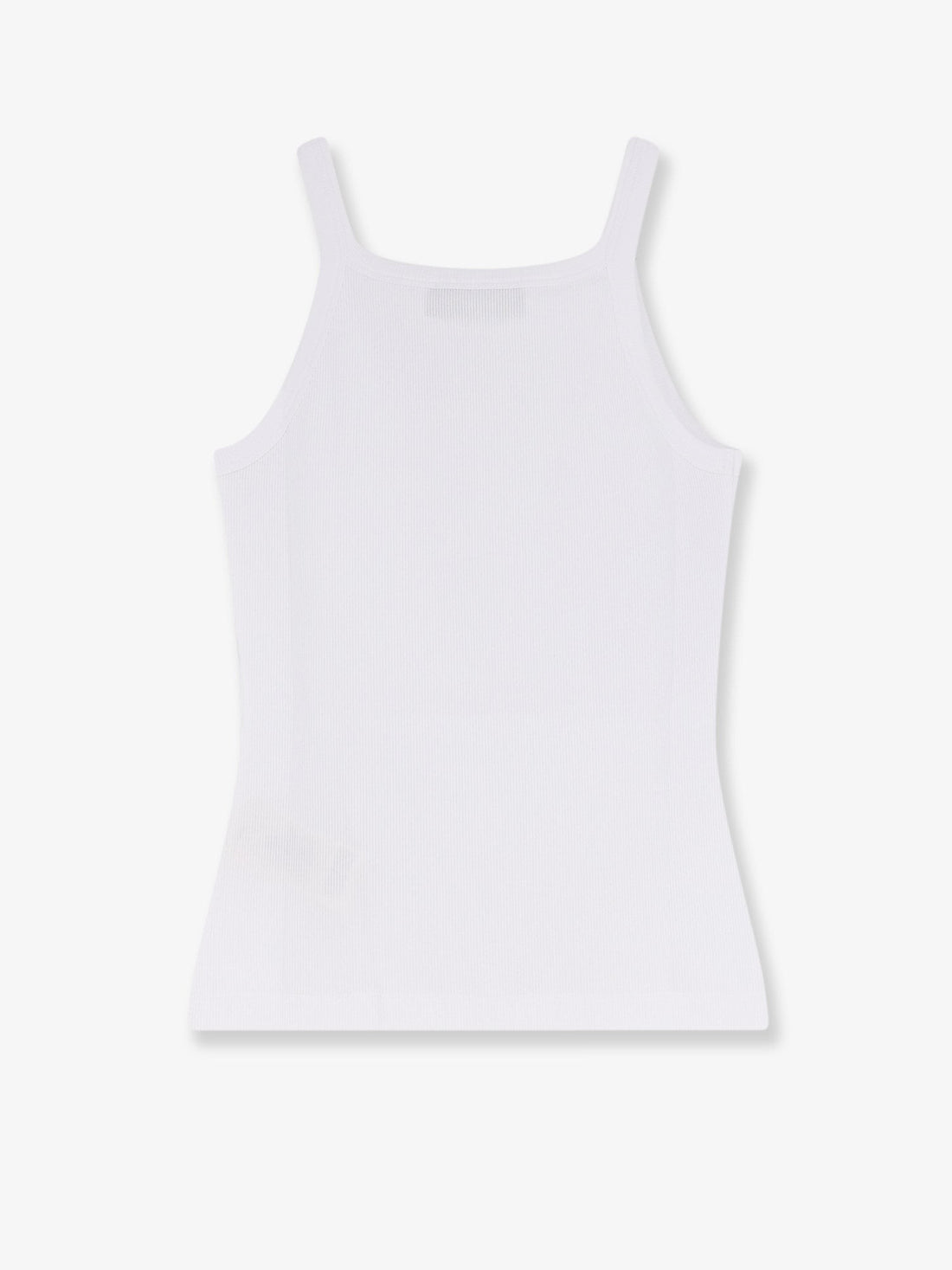 Fendi - Ribbed cotton tank top White