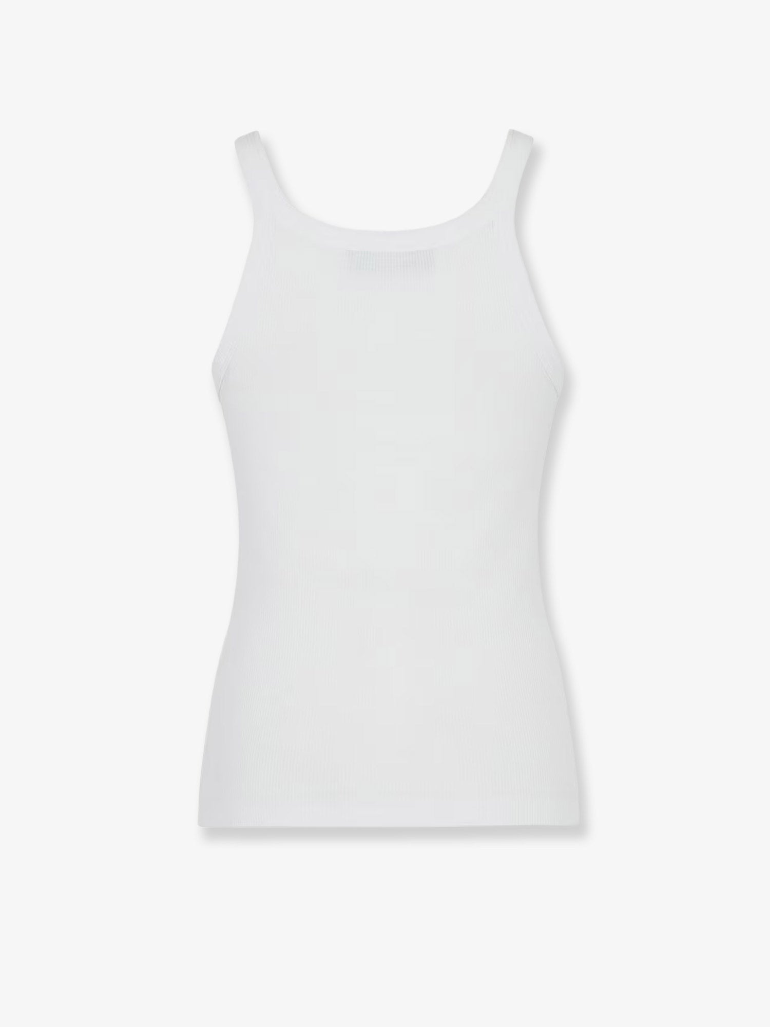 Fendi Fendi - Ribbed cotton tank top