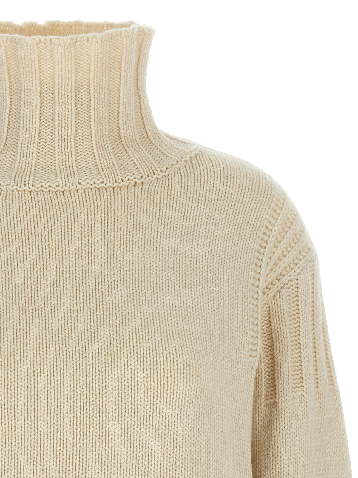 JIL SANDER - Ribbed detail sweater ribbed-detail-sweater