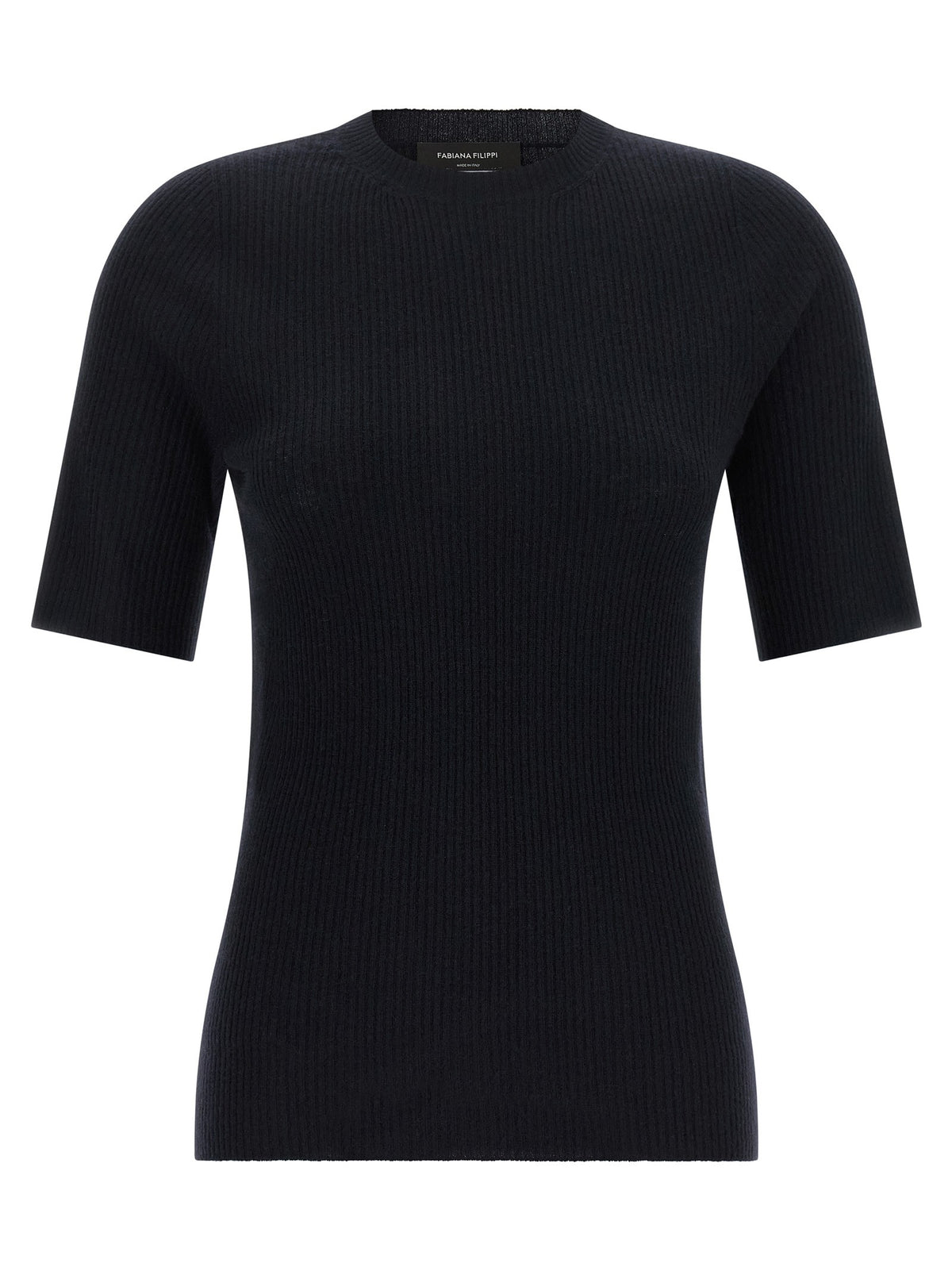 Fabiana Filippi - Ribbed knit t-shirt