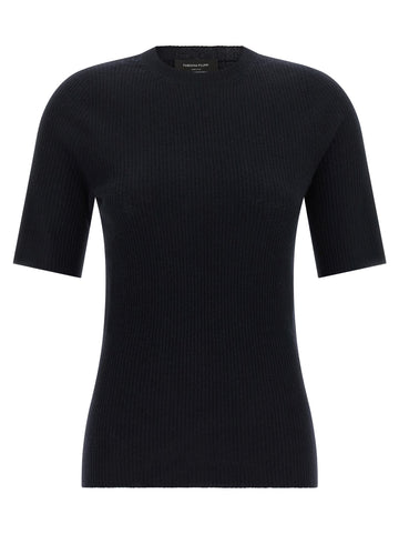 Fabiana Filippi - Ribbed knit t-shirt