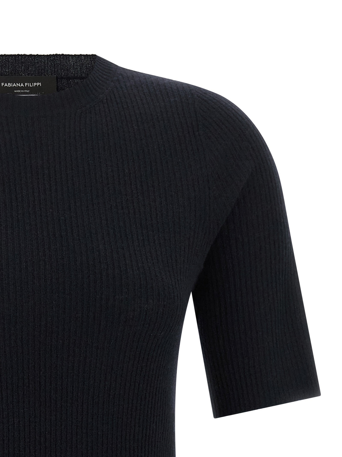 Fabiana Filippi - Ribbed knit t-shirt