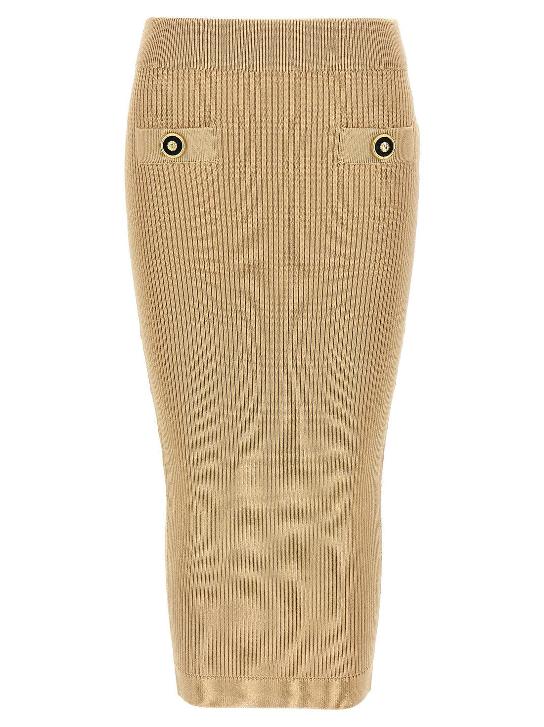Balmain - Ribbed midi skirt ribbed-midi-skirt