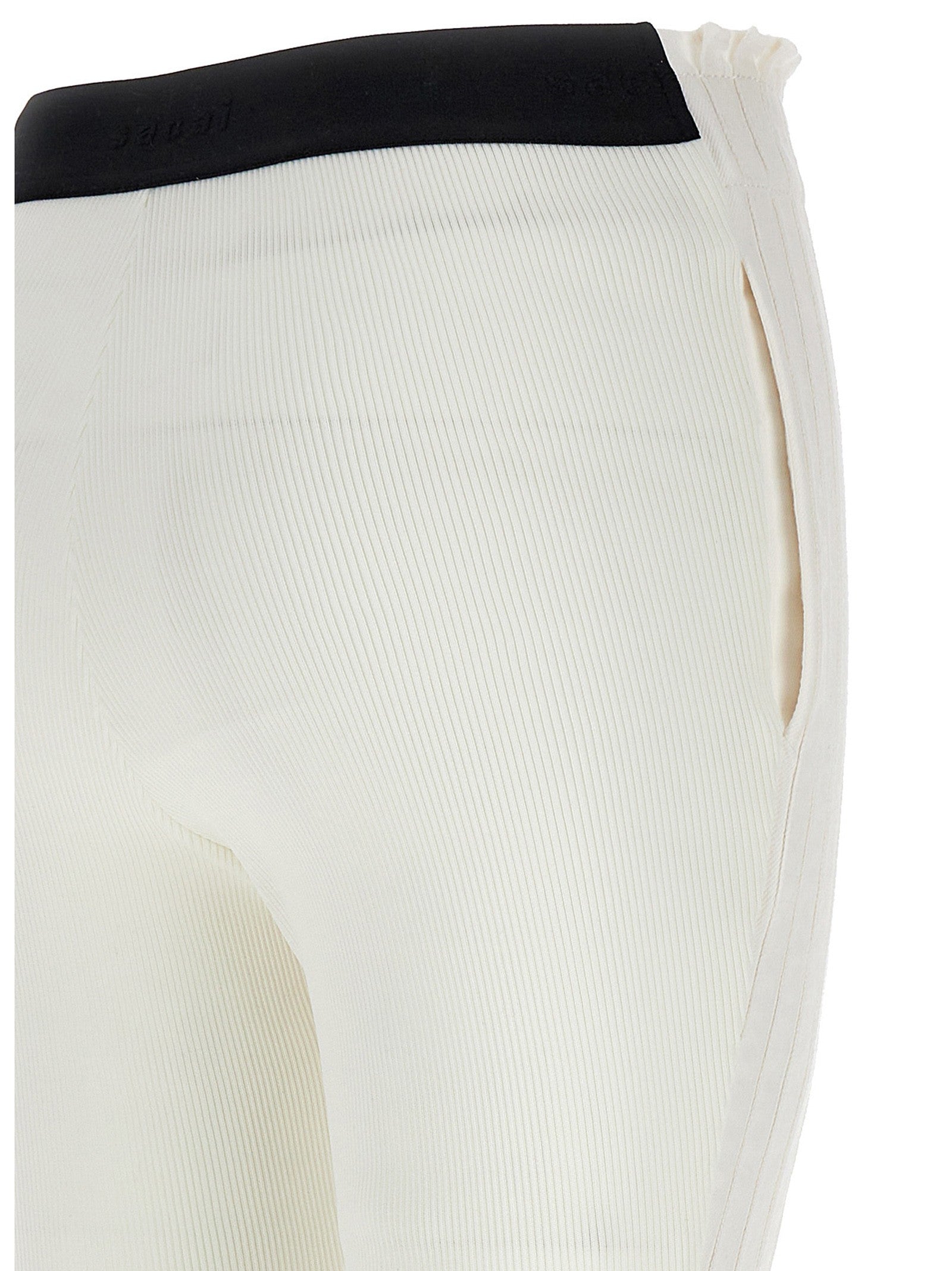 SACAI - Ribbed pleated pants