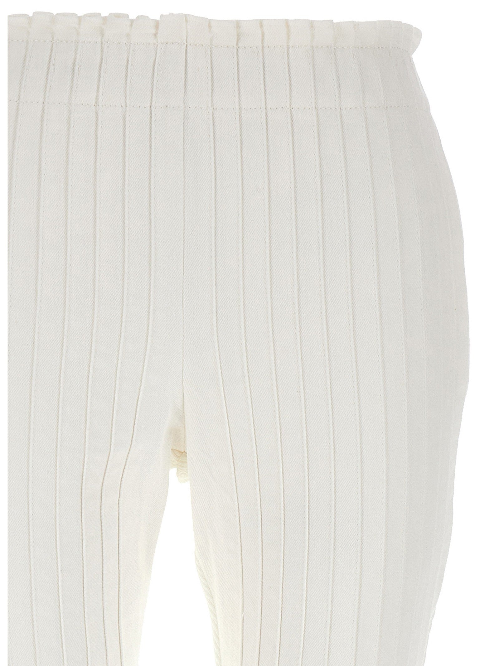 SACAI - Ribbed pleated pants