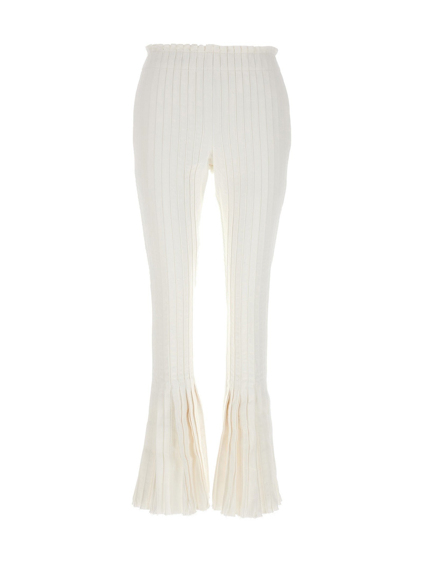 SACAI - Ribbed pleated pants
