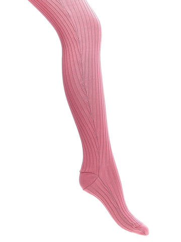 PRADA - Ribbed tights Pink 3
