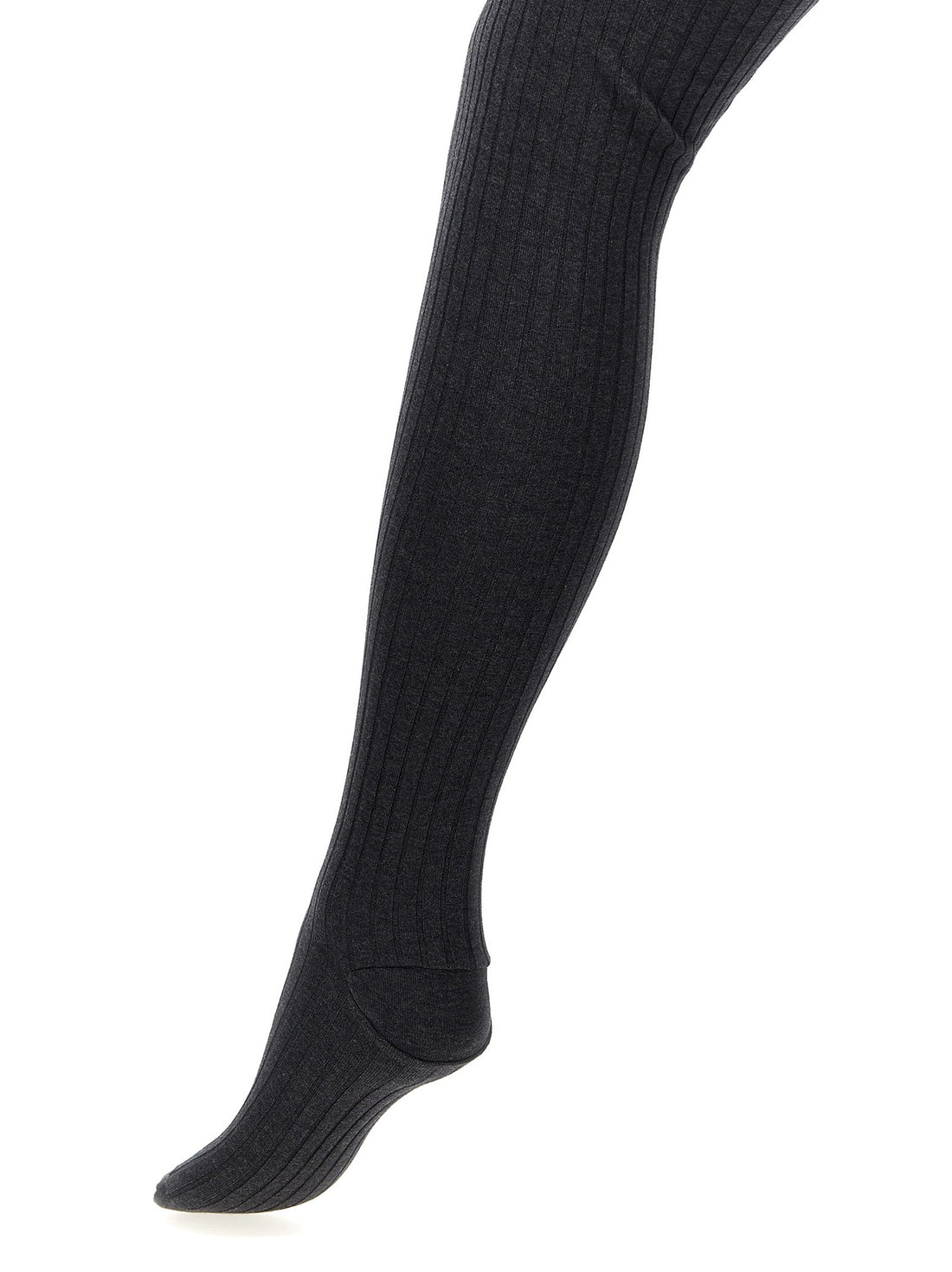 PRADA - Ribbed tights gray 3