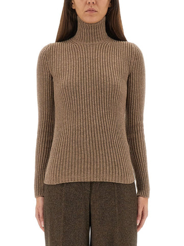 Max Mara - RIBBED TURTLENECK SWEATER ribbed-turtleneck-sweater_62bb3e7a-0cd2-41c1-be33-7eb17dd1e457