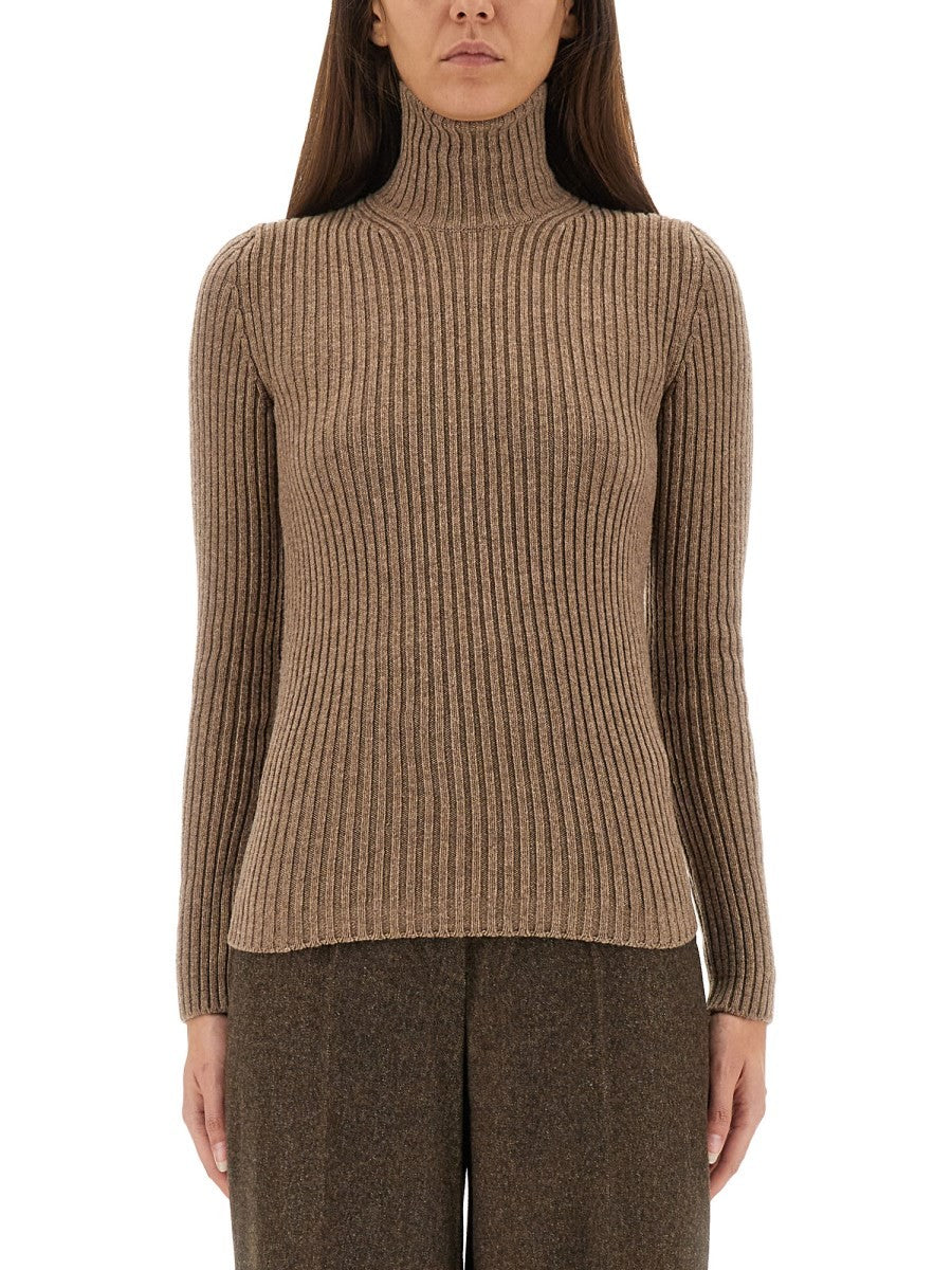 Max Mara - RIBBED TURTLENECK SWEATER ribbed-turtleneck-sweater_62bb3e7a-0cd2-41c1-be33-7eb17dd1e457