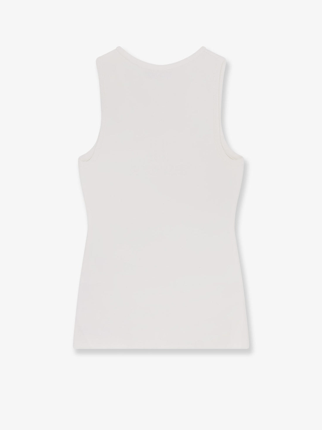 Ribbed viscose blend tank top