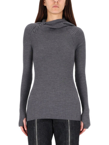 RIBBED WOOL SWEATER