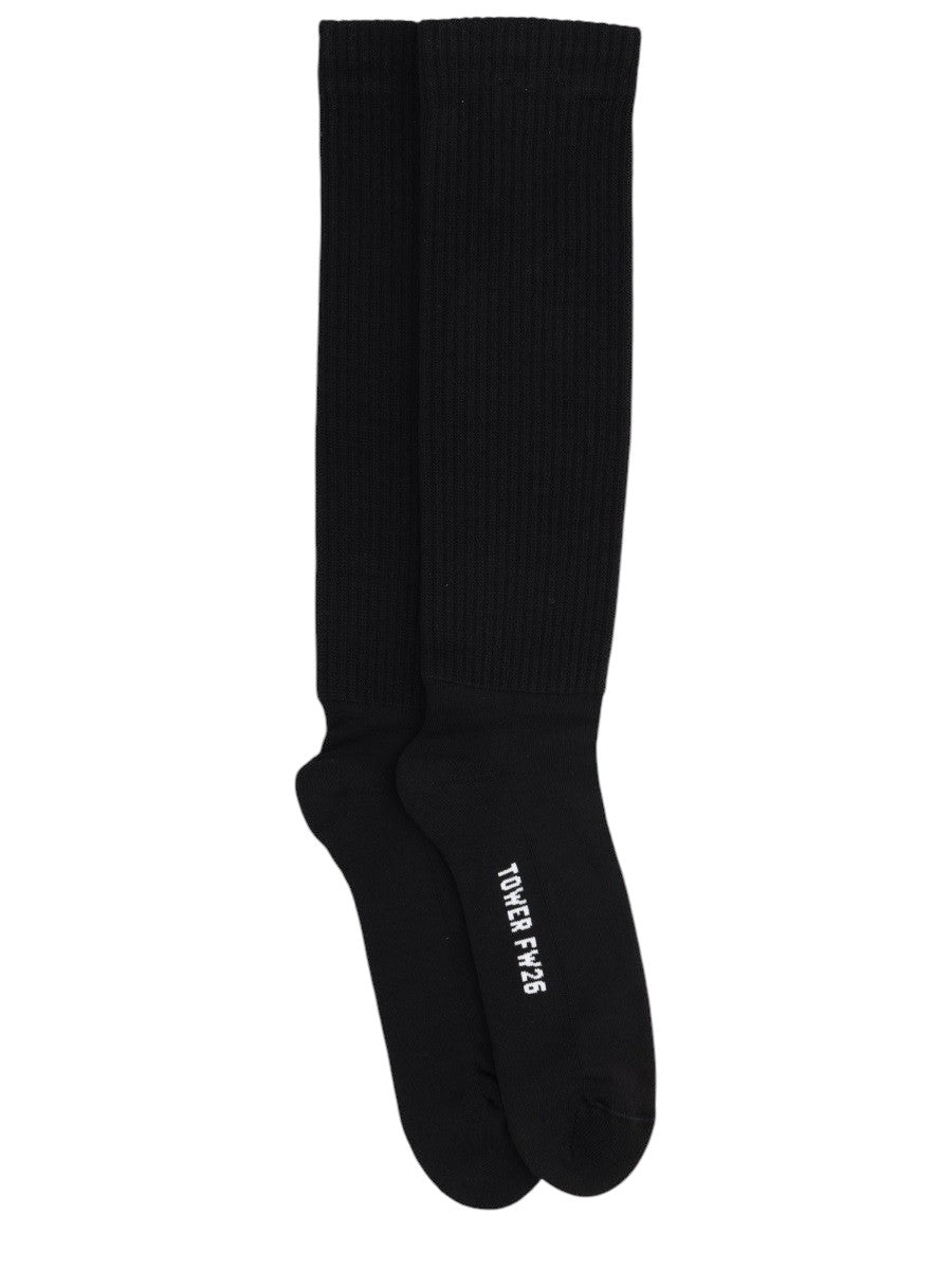 RICK OWENS - Logo Knee-High Socks rick-owens-logo-knee-high-socks-black-front-jpg_ea93c623-6835-4ea9-bcf0-f089b965bf1f