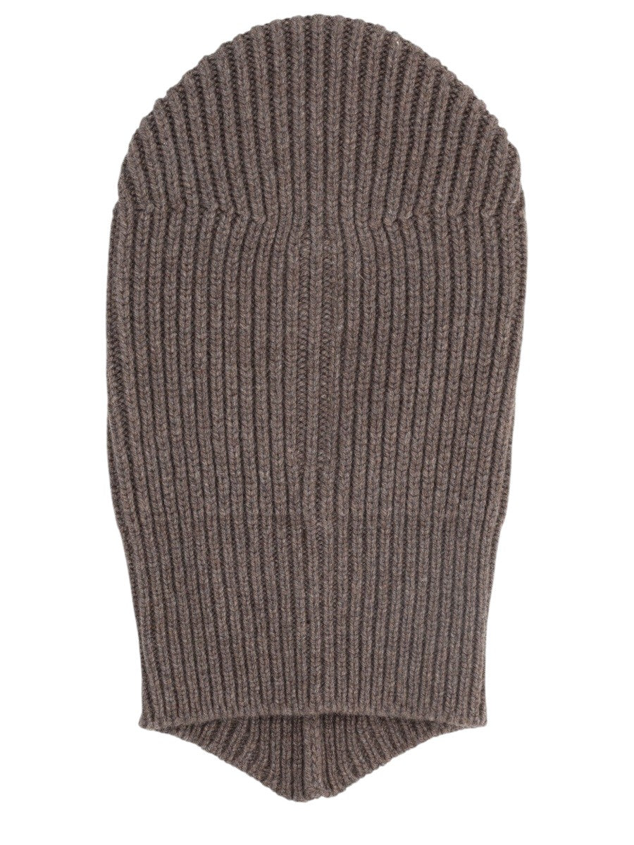 RICK OWENS - Porterville Ribbed Knit Balaclava rick-owens-porterville-ribbed-knit-balaclava-back-jpg