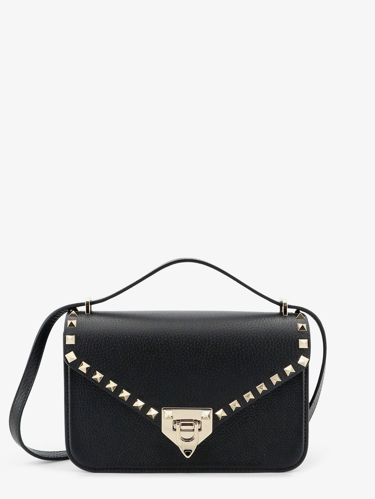 Valentino Garavani Valentino Garavani - Rockstud leather crossbody bag with stud detail