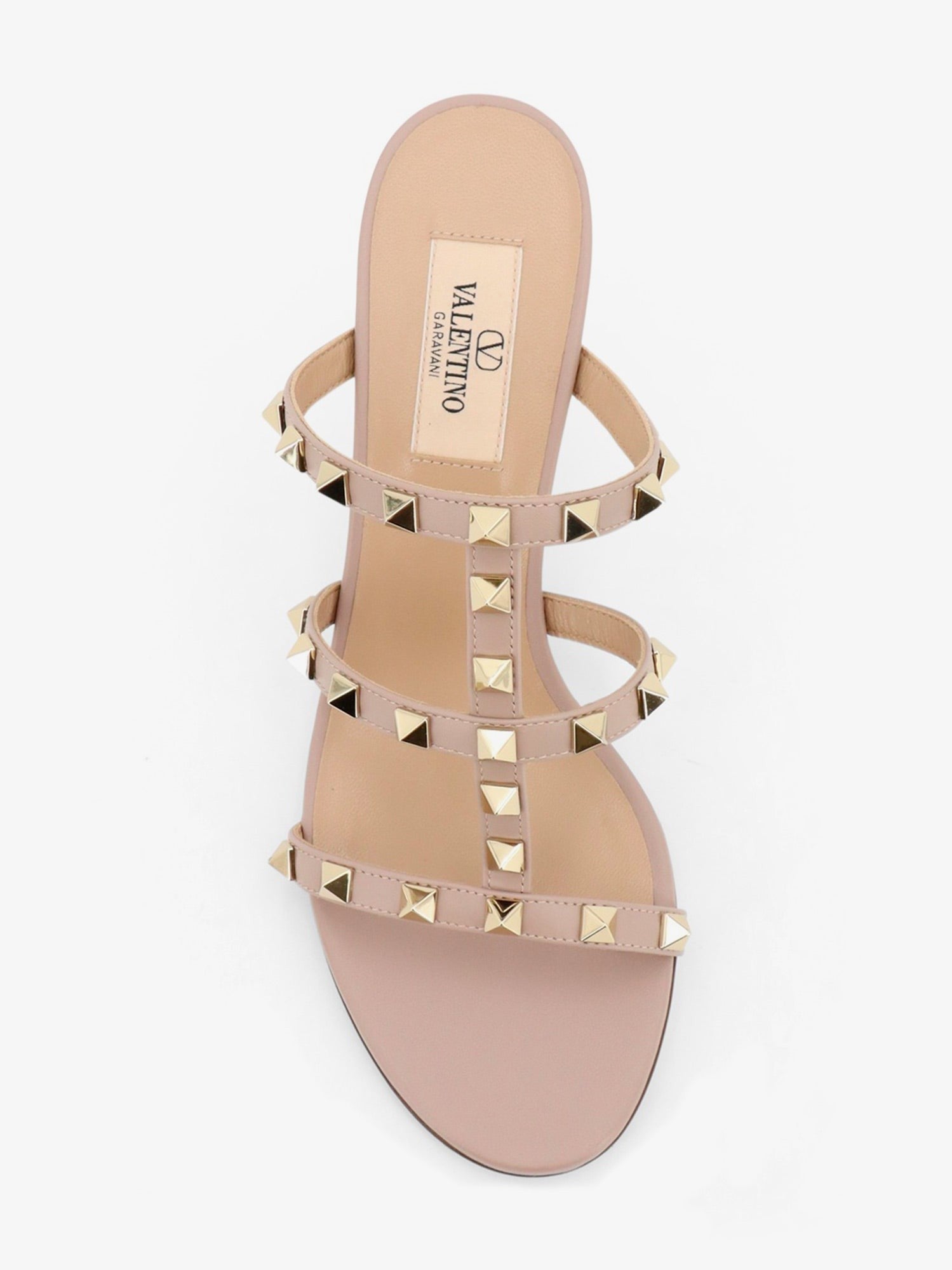 Valentino Garavani Valentino Garavani - Rockstud leather sandals with iconic all-over studs