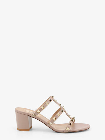 Valentino Garavani Valentino Garavani - Rockstud leather sandals with iconic all-over studs