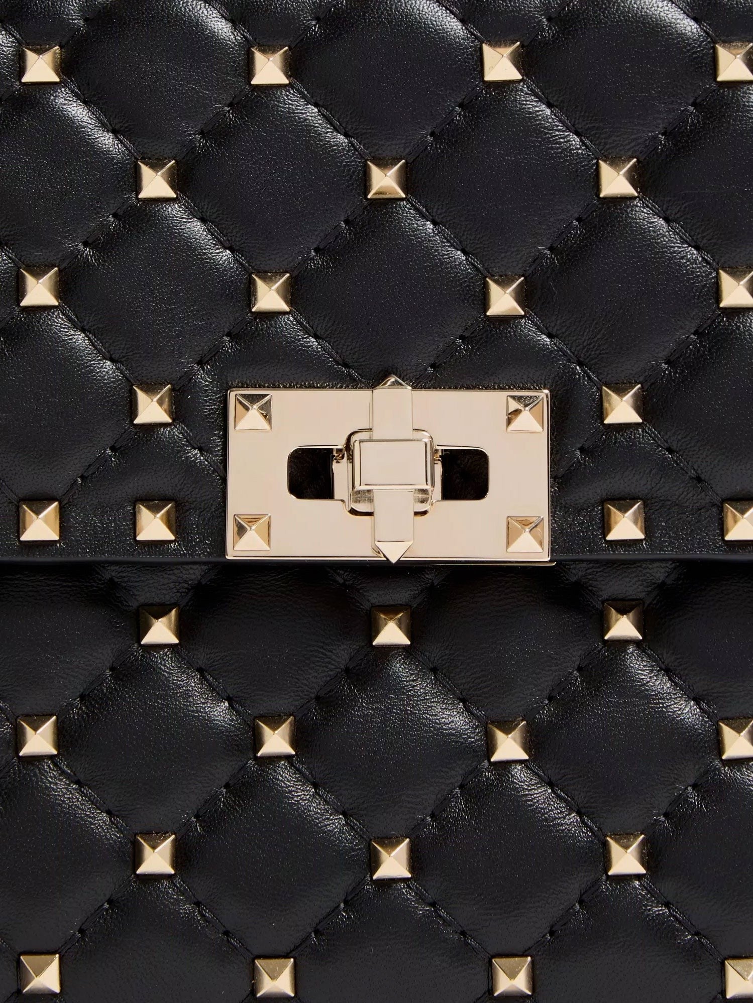 Valentino Garavani Valentino Garavani - Rockstud Spike leather crossbody bag with iconic all-over studs