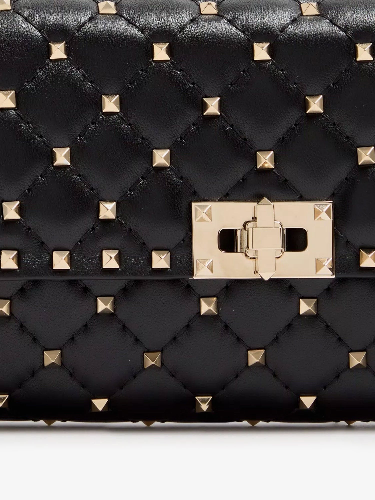 Valentino Garavani Valentino Garavani - Rockstud Spike leather crossbody bag with iconic all-over studs
