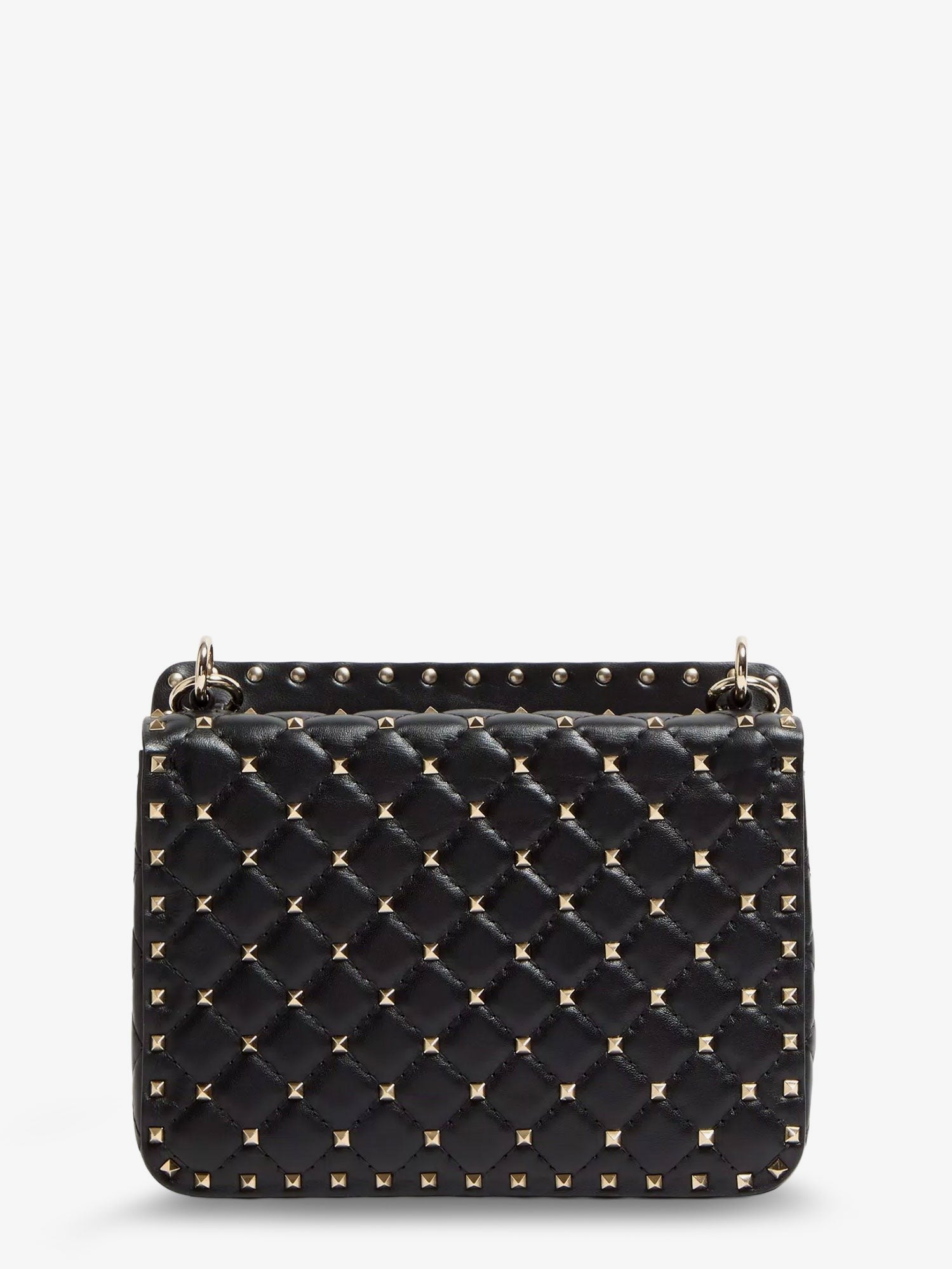Valentino Garavani - Rockstud Spike leather crossbody bag with iconic all-over studs