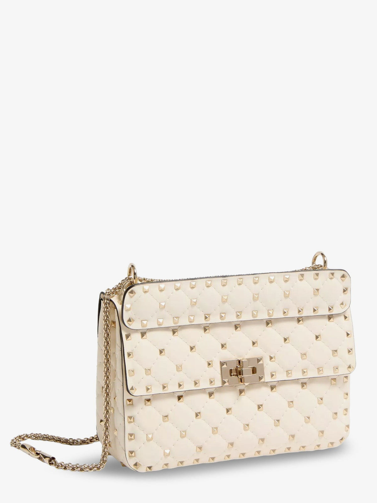 Valentino Garavani - Rockstud Spike leather crossbody bag with iconic all-over studs