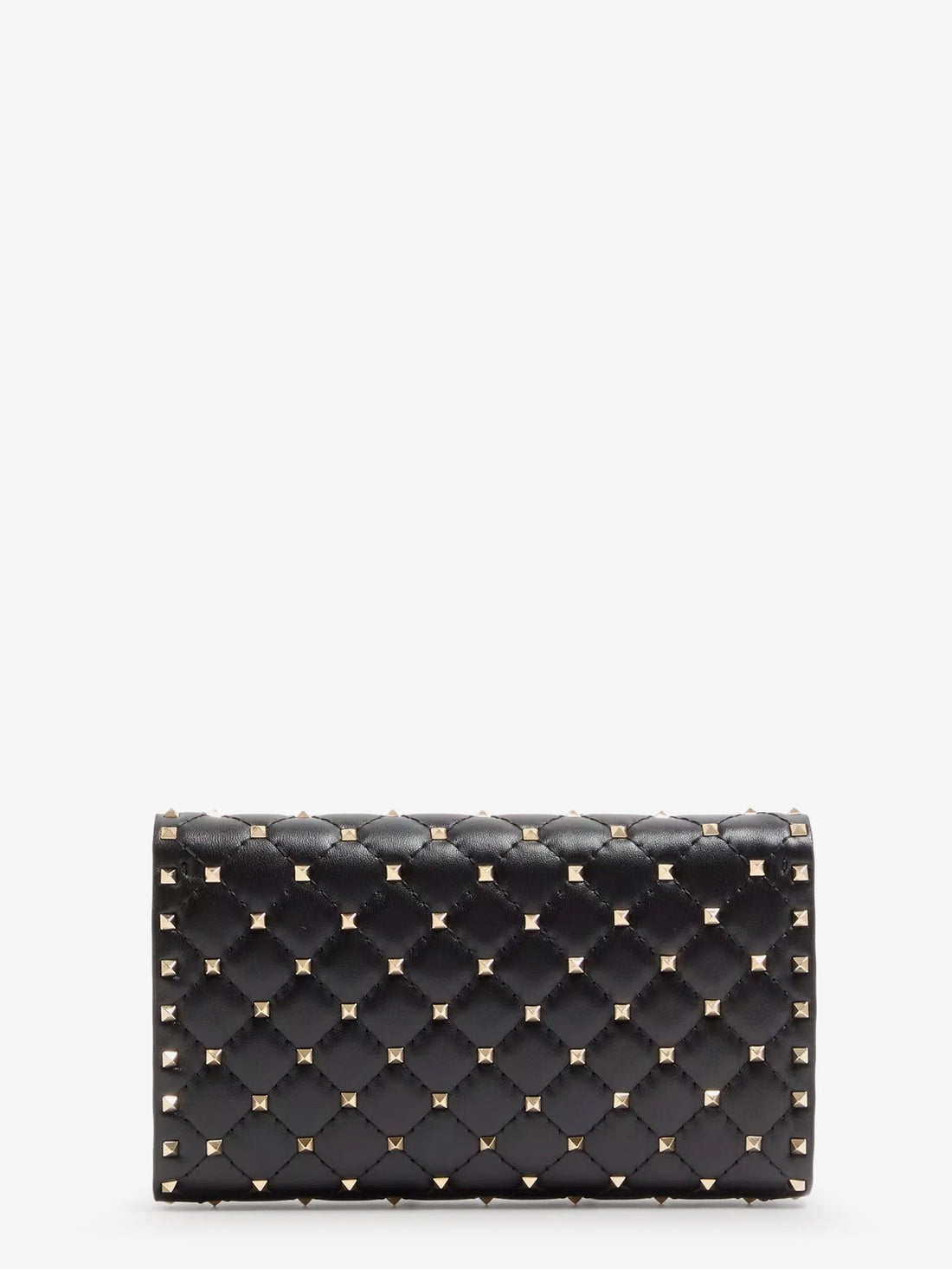 Valentino Garavani - Rockstud Spike leather shoulder bag with iconic all-over studs Nero UNI