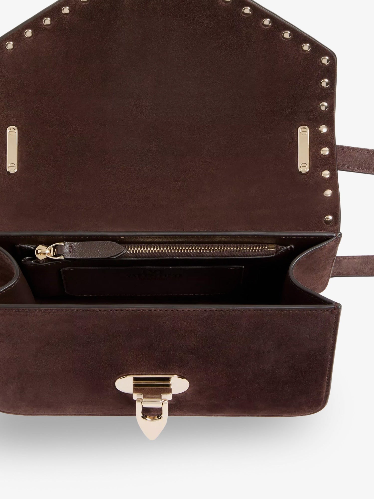 Valentino Garavani Valentino Garavani - Rockstud suede crossbody bag