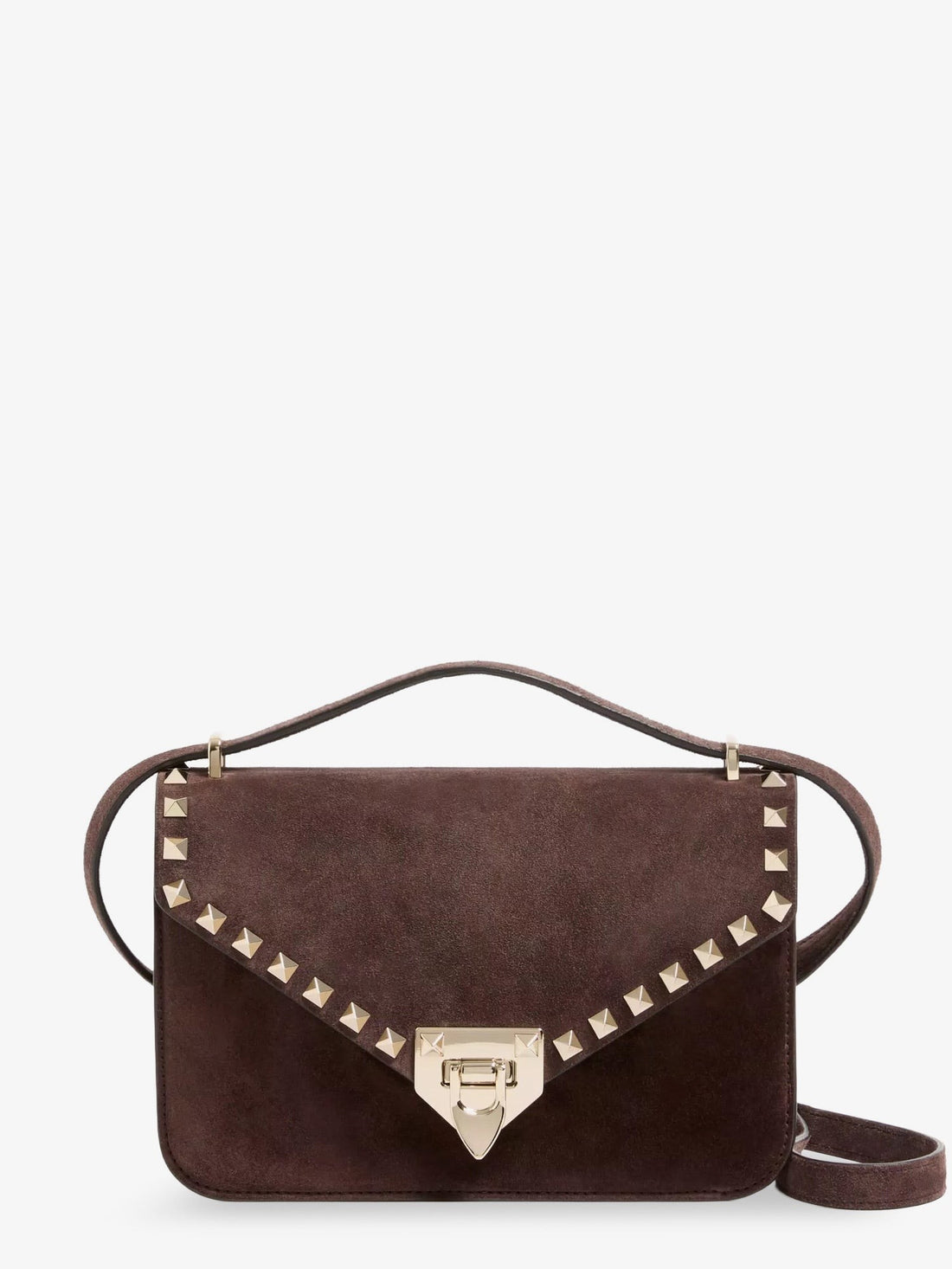 Valentino Garavani Valentino Garavani - Rockstud suede crossbody bag