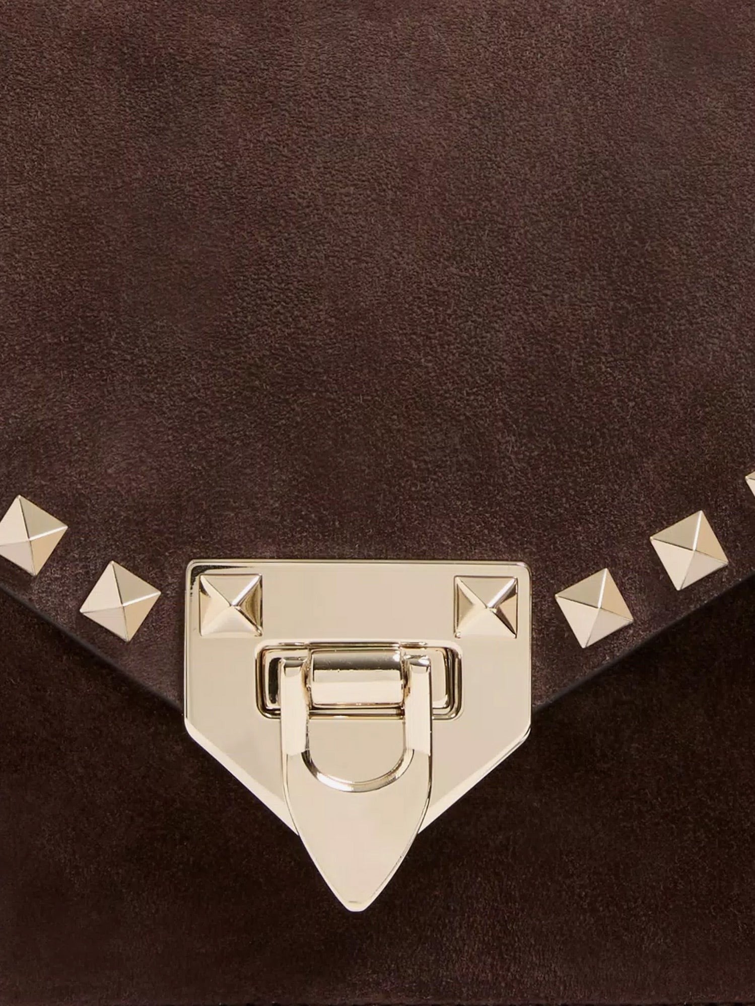 Valentino Garavani Valentino Garavani - Rockstud suede crossbody bag
