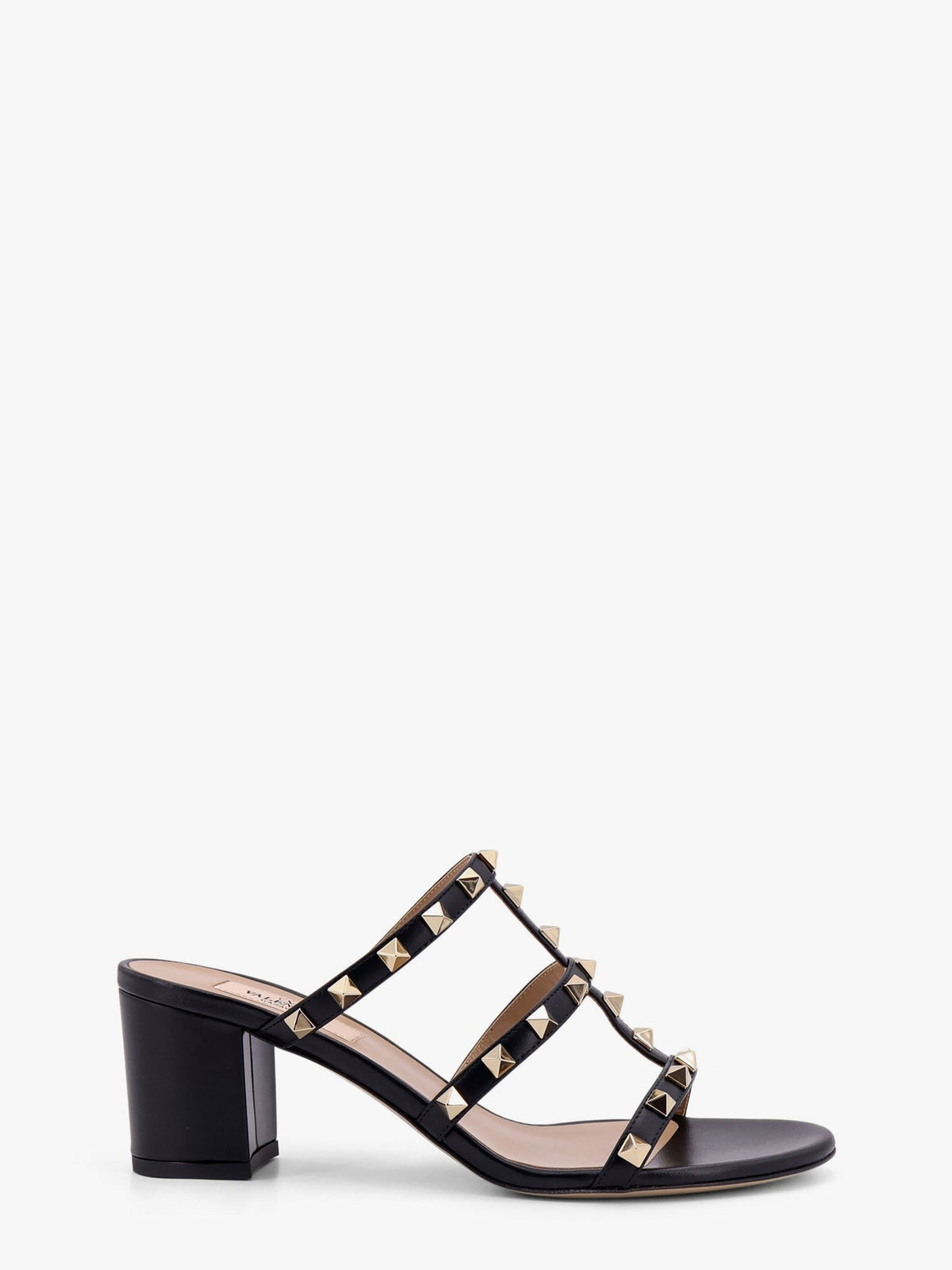 Valentino Garavani - Rockstuds leather sandals with iconic all-over studs Nero
