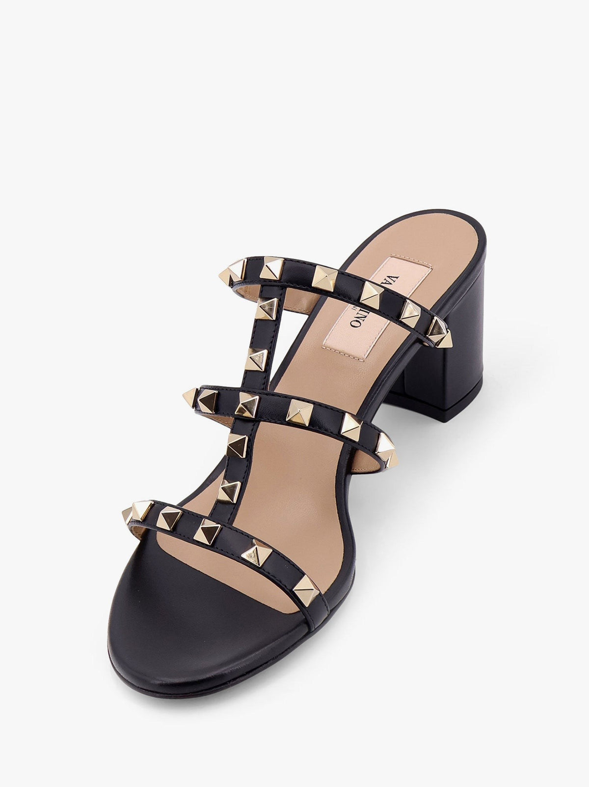 Valentino Garavani - Rockstuds leather sandals with iconic all-over studs
